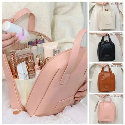 Shell Shape PU Leather Makeup Bag