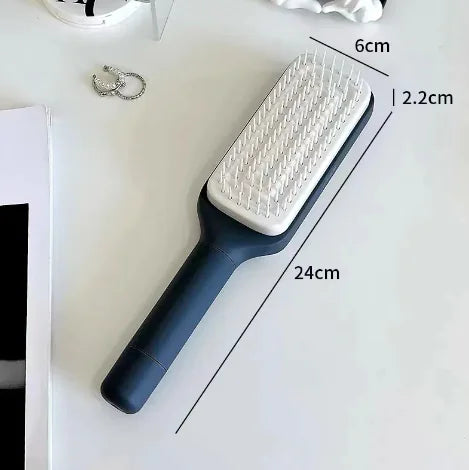 4-in-1 Self-Cleaning Hair Brush