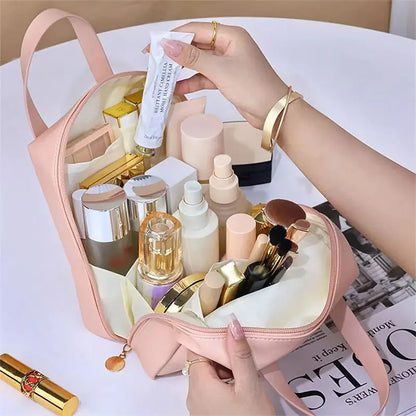 Shell Shape PU Leather Makeup Bag