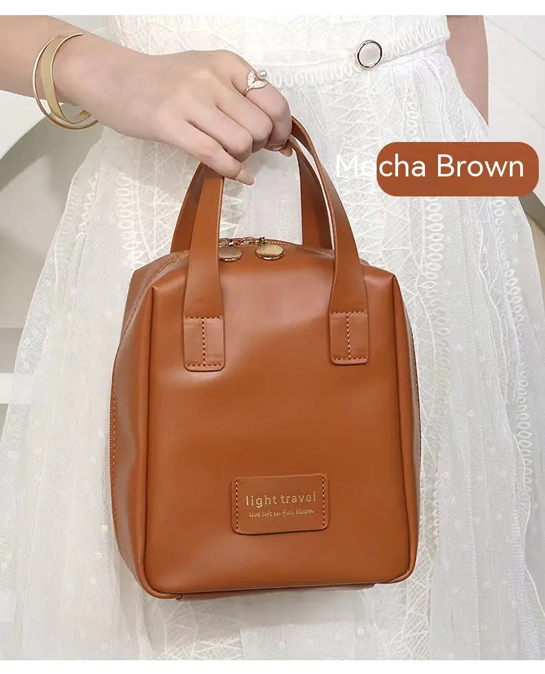 Shell Shape PU Leather Makeup Bag